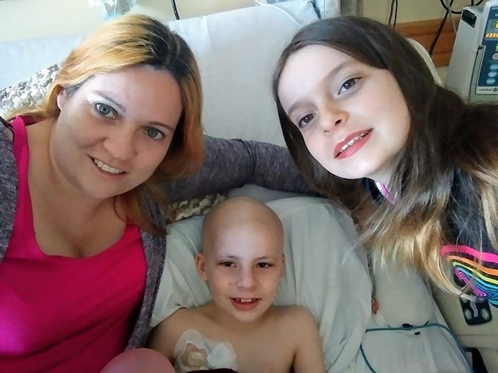 Chandler with family