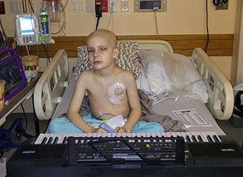 Chandler with keyboard