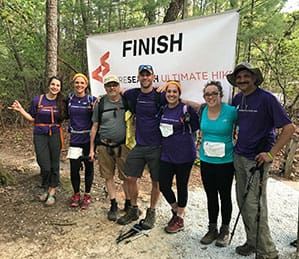 Finish line Ultimate Hike