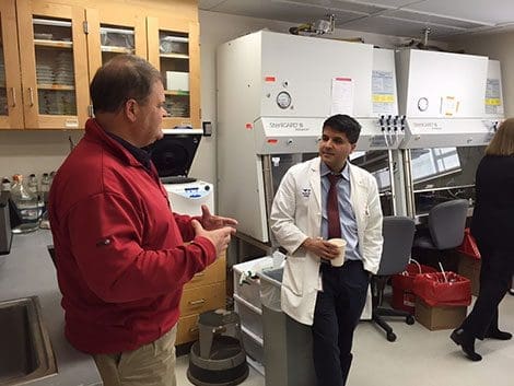 Harry Koenigs with Dr. Bindra