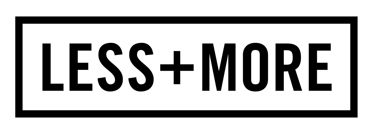 LESS AND MORE Logo-01