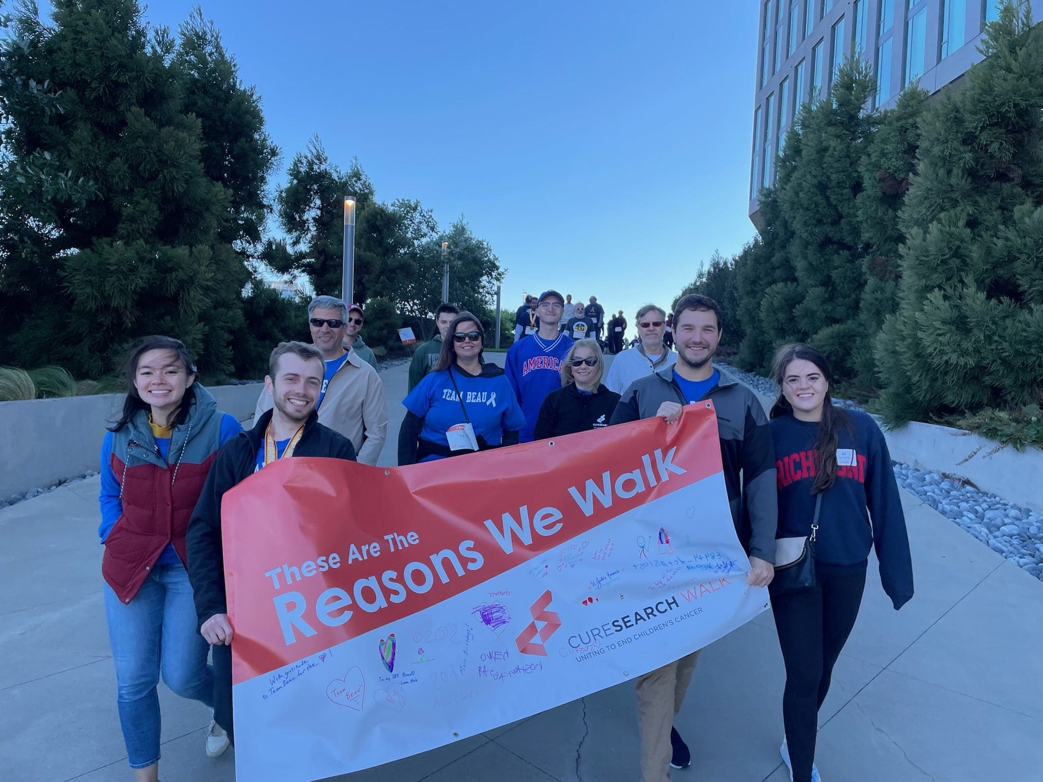 Team Beau Swallow at CureSearch Walk 2021 (curesearch.org/beau)