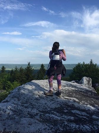 Someone Hiking